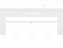 Tablet Screenshot of help.reqtest.com